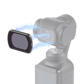 Filtro de lente de cámara ND8 magnético PULUZ para DJI Pocket 3, filtro ND8